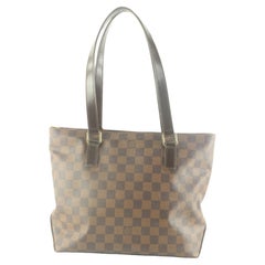 Louis Vuitton SPECIAL ORDER Damier Ebene Cabas Piano Zip Top Shoulder 2LV830K