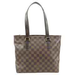 Louis Vuitton Special Order Damier Ebene Cabas Piano Zip Tote Bag s210lv54