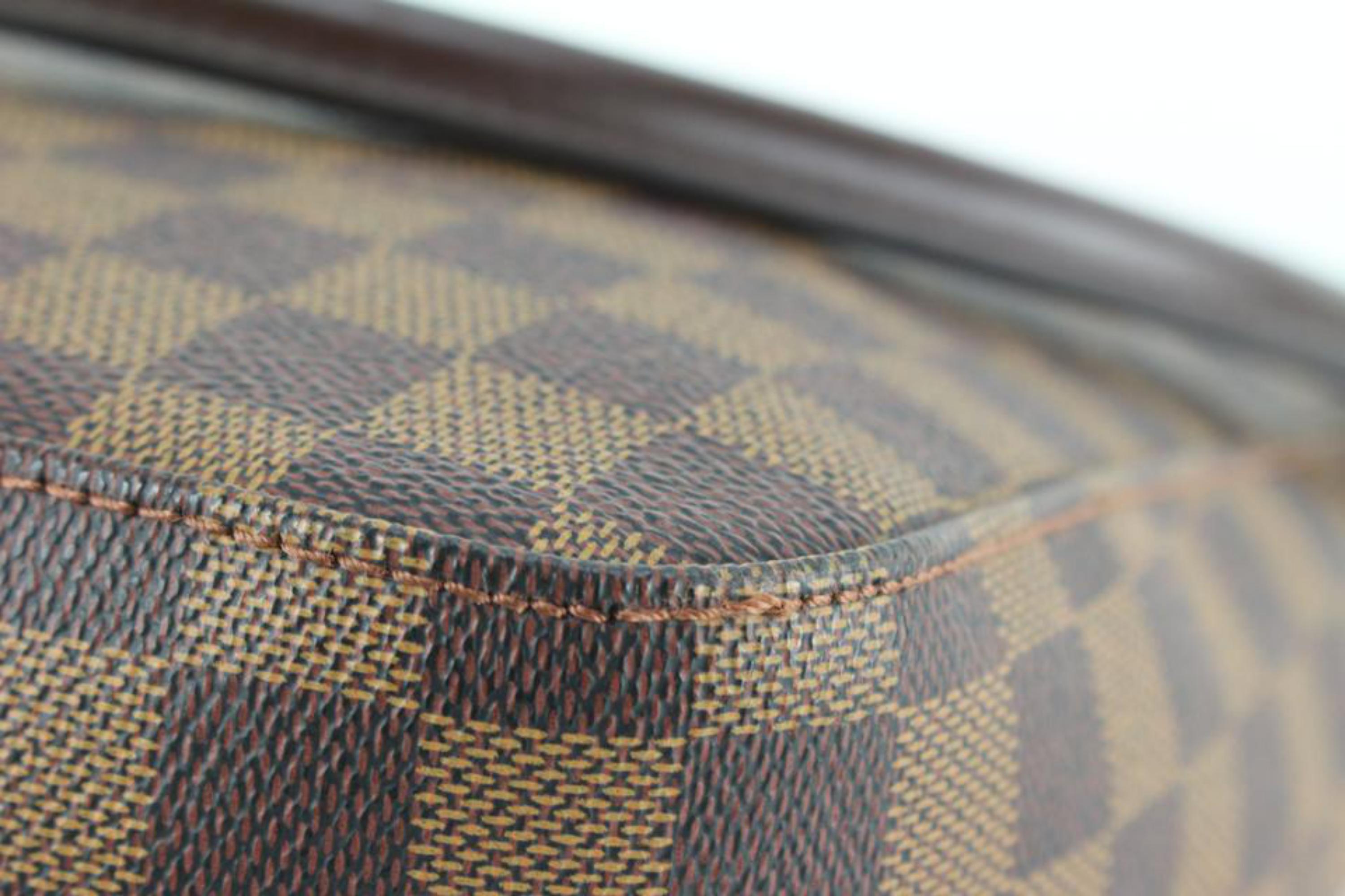 Louis Vuitton Special Order Damier Ebene Looping GM Zip Hobo 69lk817s In Good Condition In Dix hills, NY