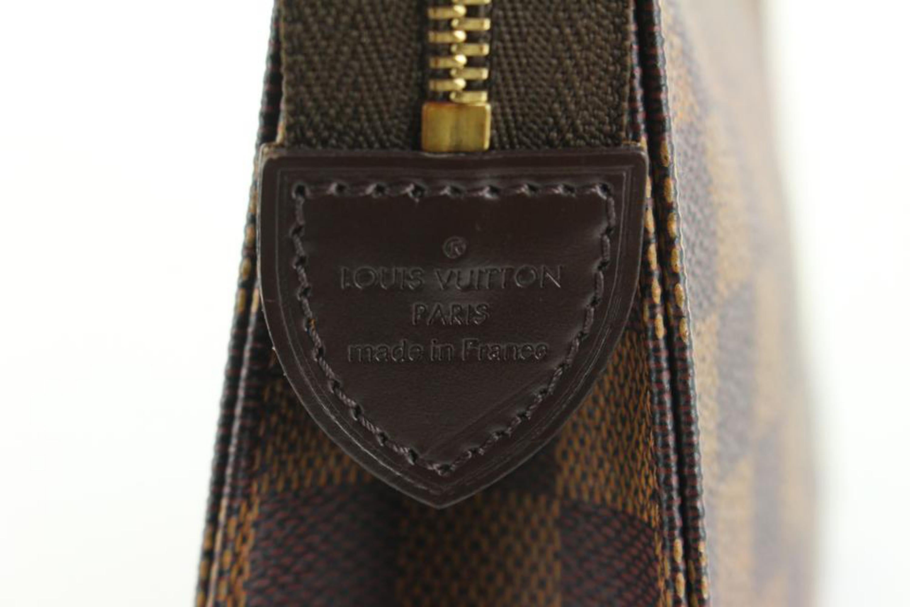 Louis Vuitton Special Order Damier Ebene Toiletry Pouch 19 28LK721S For Sale 1