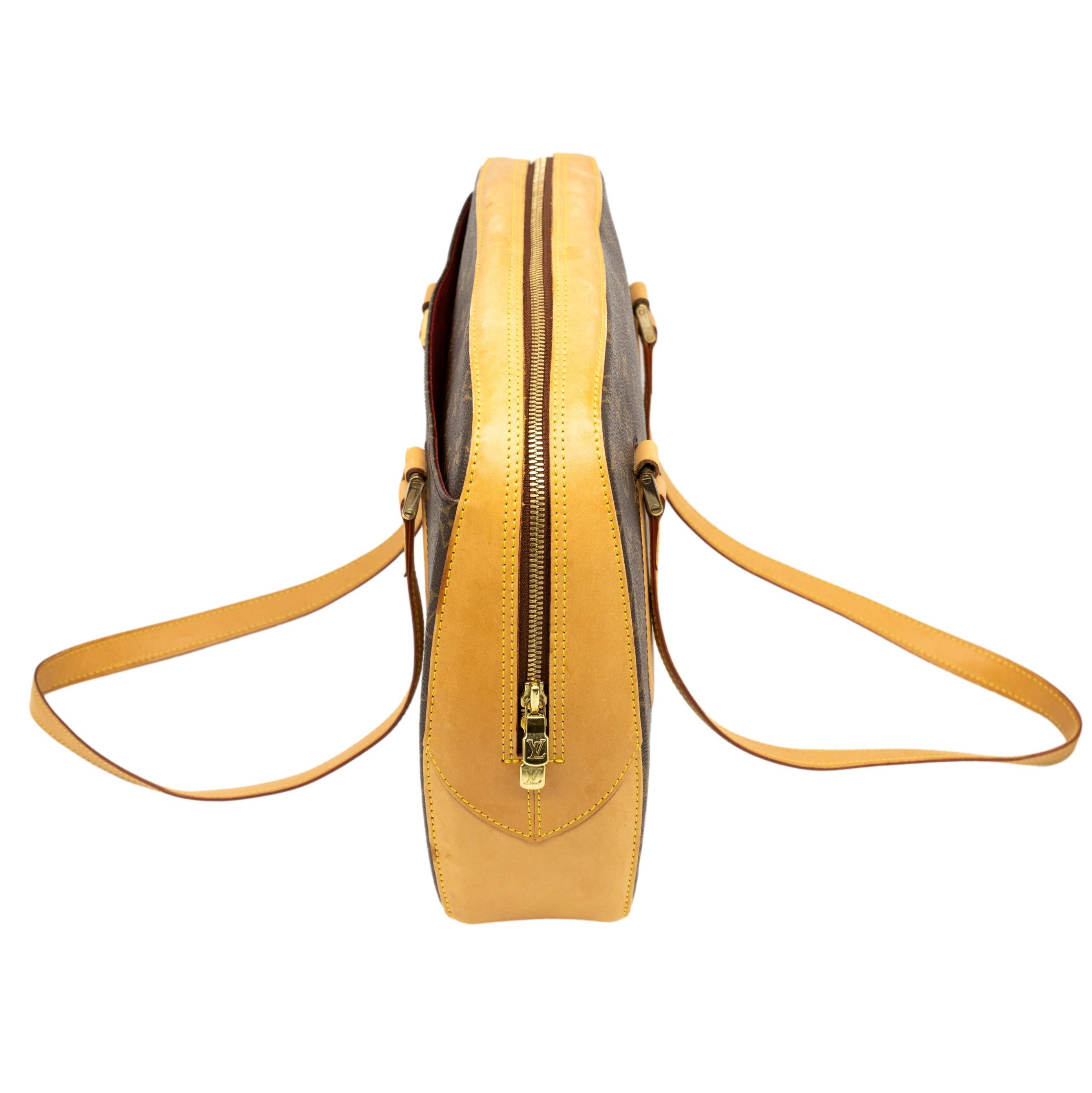 Brown Louis Vuitton Special Order Monogram Voltaire Shoulder Handbag, 2005.