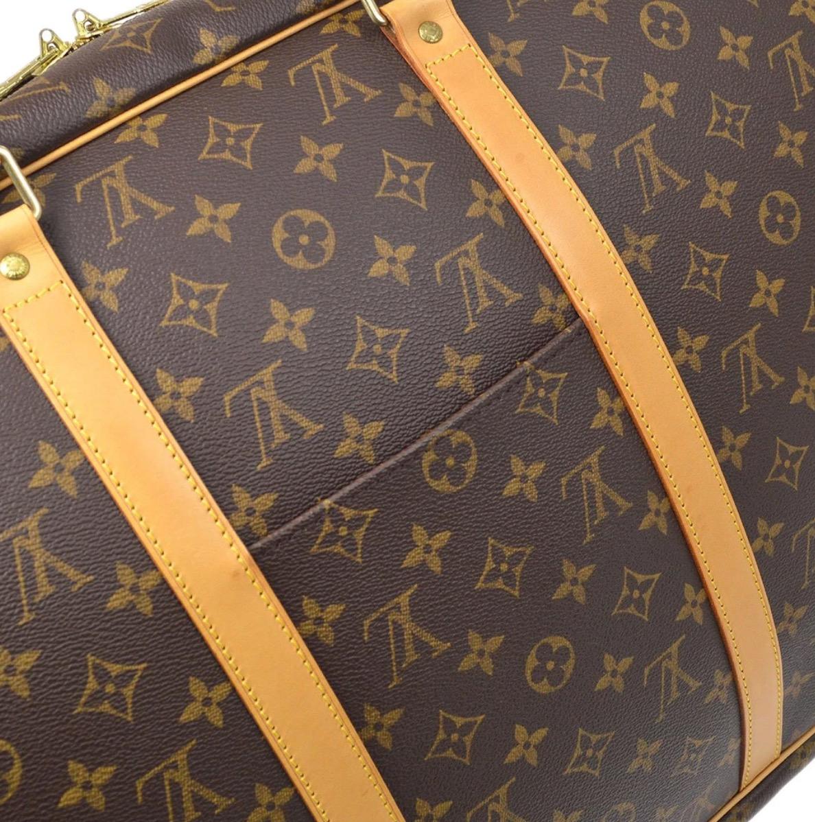 Louis Vuitton Brown Duffle Bags for Men for sale