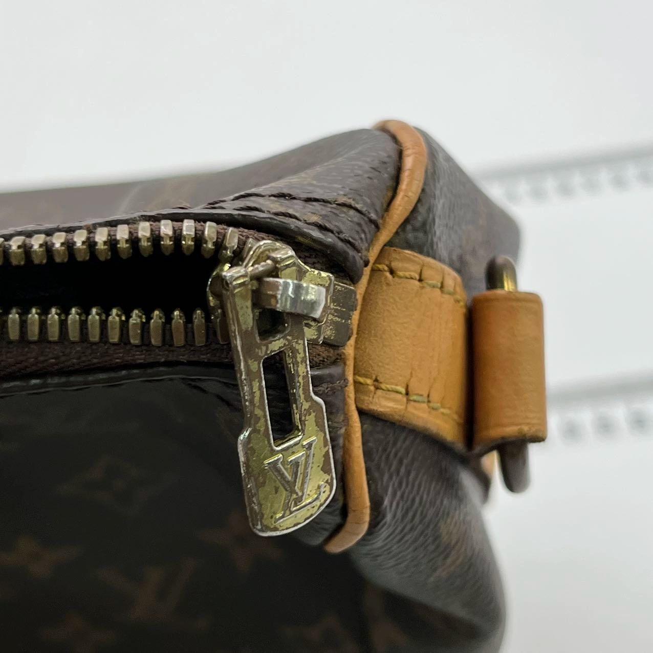 Louis Vuitton Speedy 25 Bandouliere Marrone con Monogram e Cinturino in vendita 9