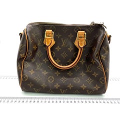 Louis Vuitton Speedy 25 Bandouliere Brown Monogram with Strap