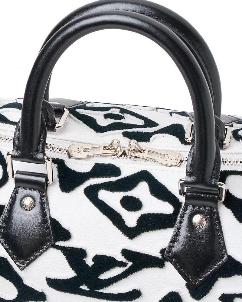 Louis Vuitton Speedy 25 Bandouliere Fischer Bianco Borsa a spalla For Sale 9