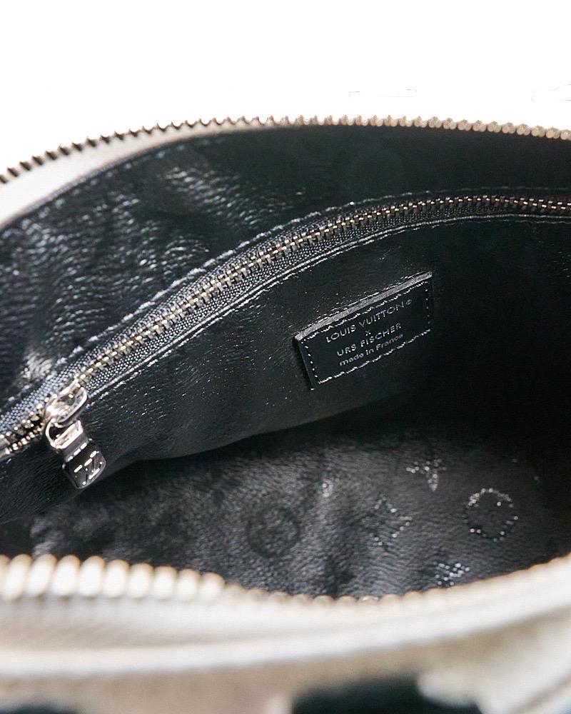 Louis Vuitton Speedy 25 Bandouliere Fischer Bianco Borsa a spalla For Sale 11