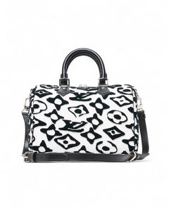 Louis Vuitton Speedy 25 Bandouliere Fischer Bianco Borsa a spalla