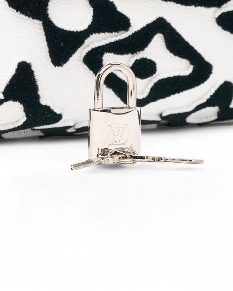 Louis Vuitton Speedy 25 Bandouliere Fischer Bianco Borsa a spalla For Sale 2