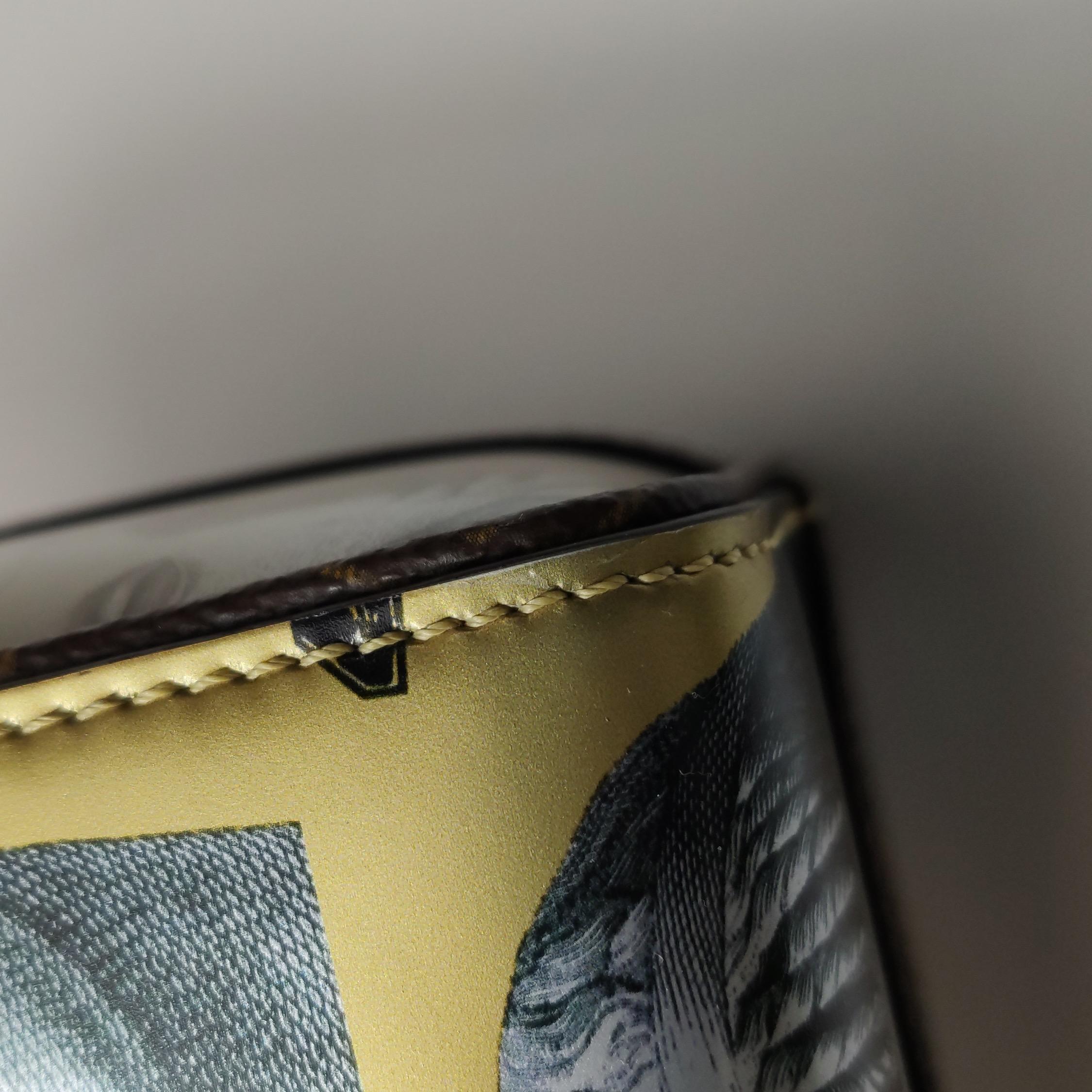 Louis Vuitton Speedy 25 Bandouliere Fornasetti Museum Gold For Sale 8