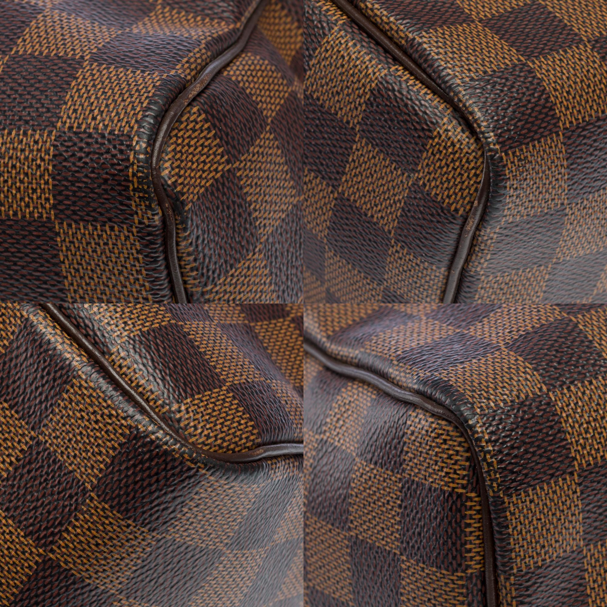 Louis Vuitton Speedy 25 braun karierte Canvas Handtasche, GHW 8