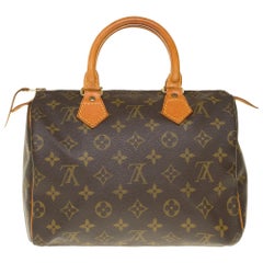 Louis Vuitton Speedy 25 handbag in brown monogram canvas, in good condition