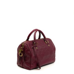 LOUIS VUITTON, Speedy 25 in burgundy leather