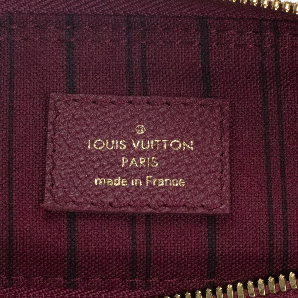 Louis Vuitton, Speedy 25 in burgundy leather 1