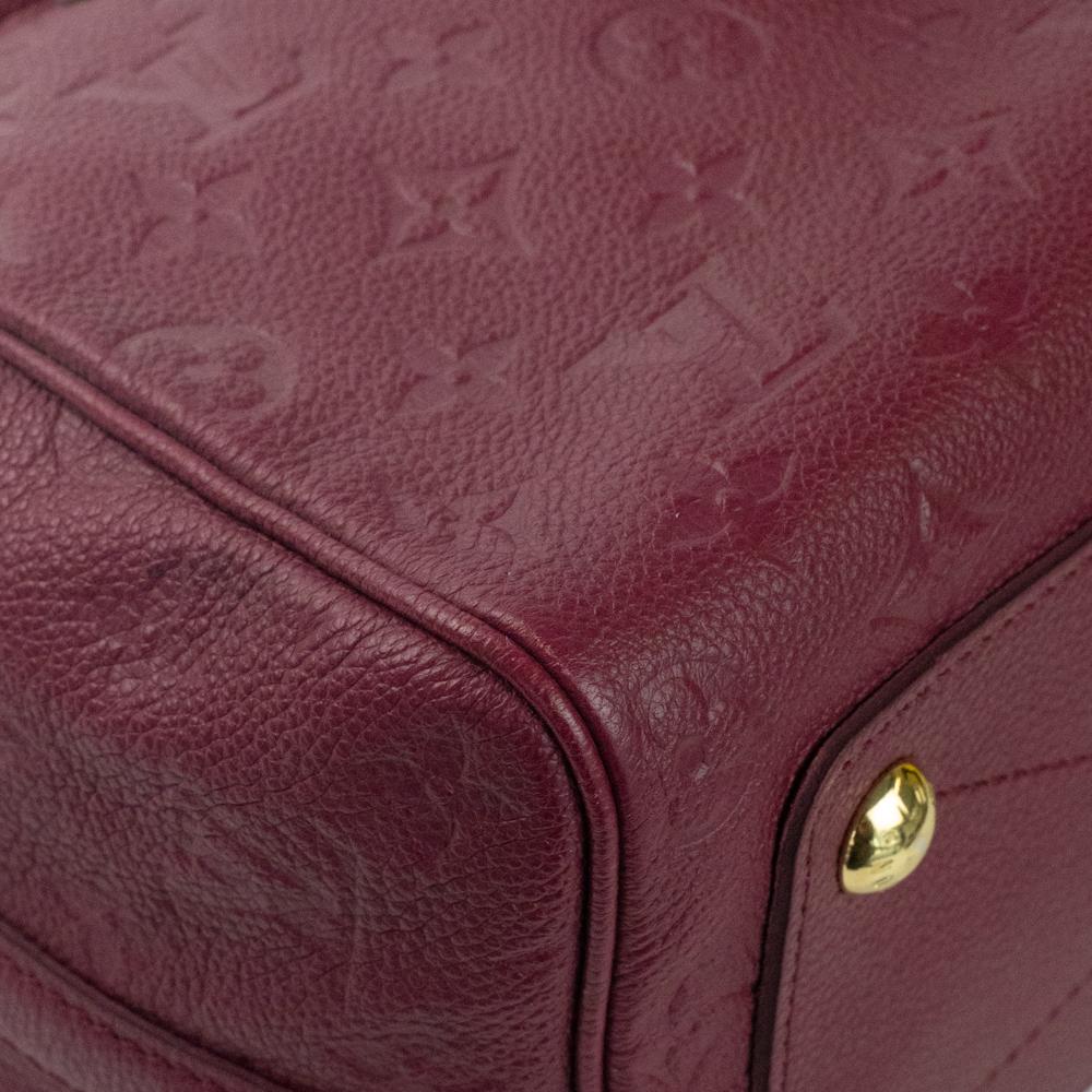Louis Vuitton, Speedy 25 in burgundy leather 3