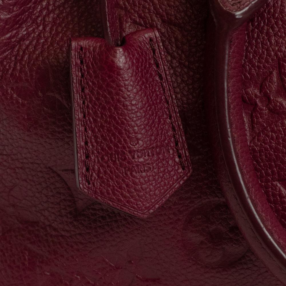 Women's LOUIS VUITTON, Speedy 25 in burgundy leather For Sale