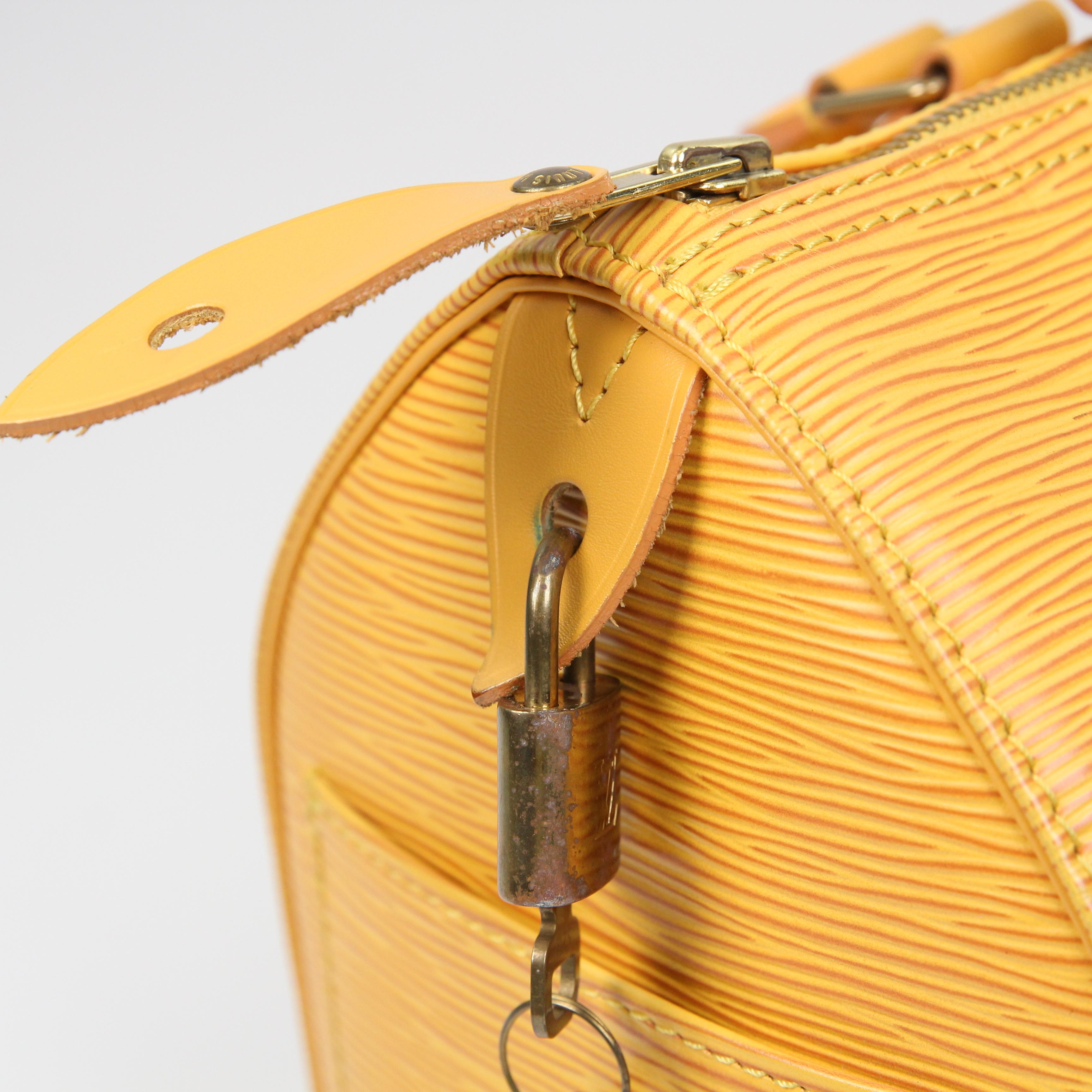 Louis Vuitton Speedy 25 leather handbag For Sale 6