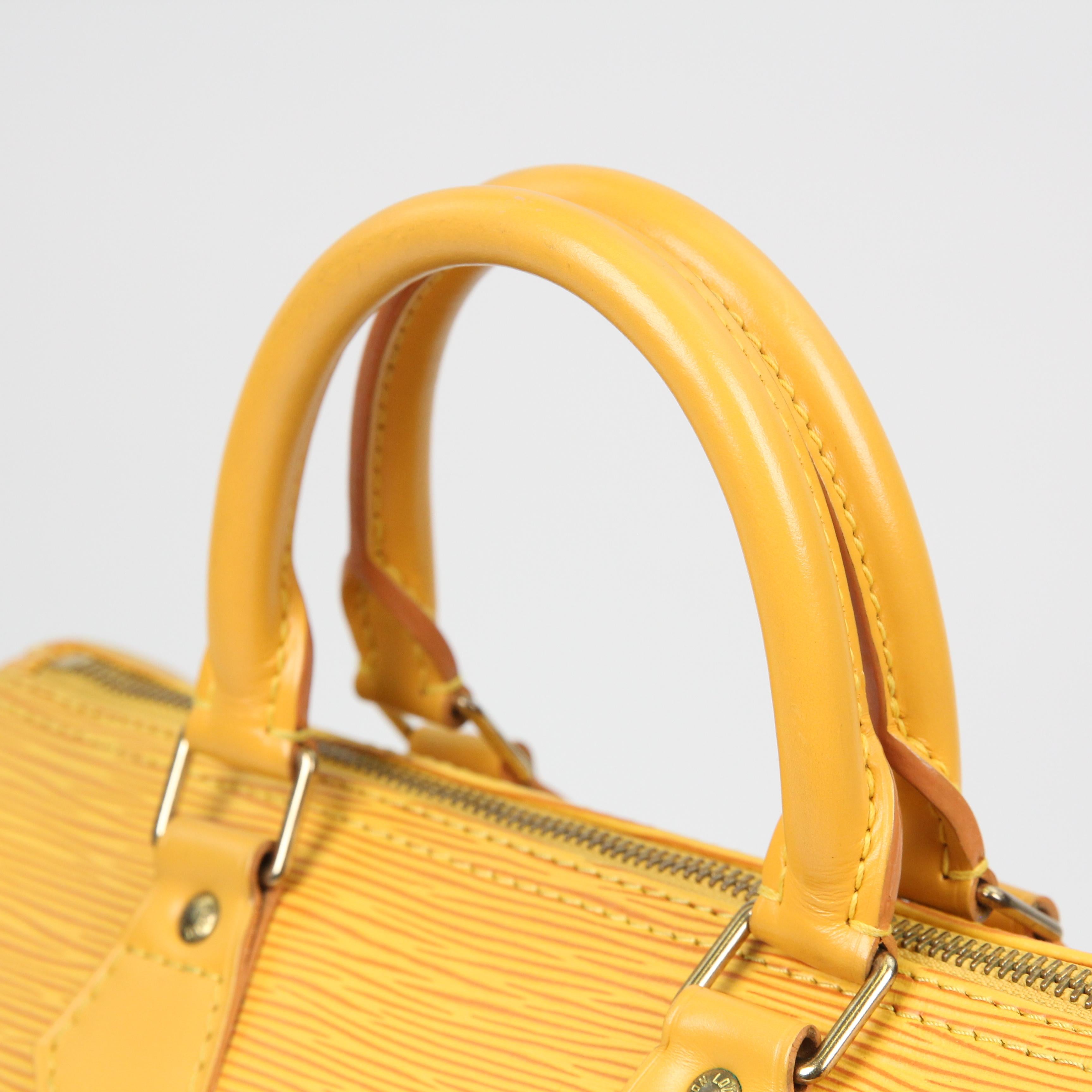 Louis Vuitton Speedy 25 leather handbag For Sale 8
