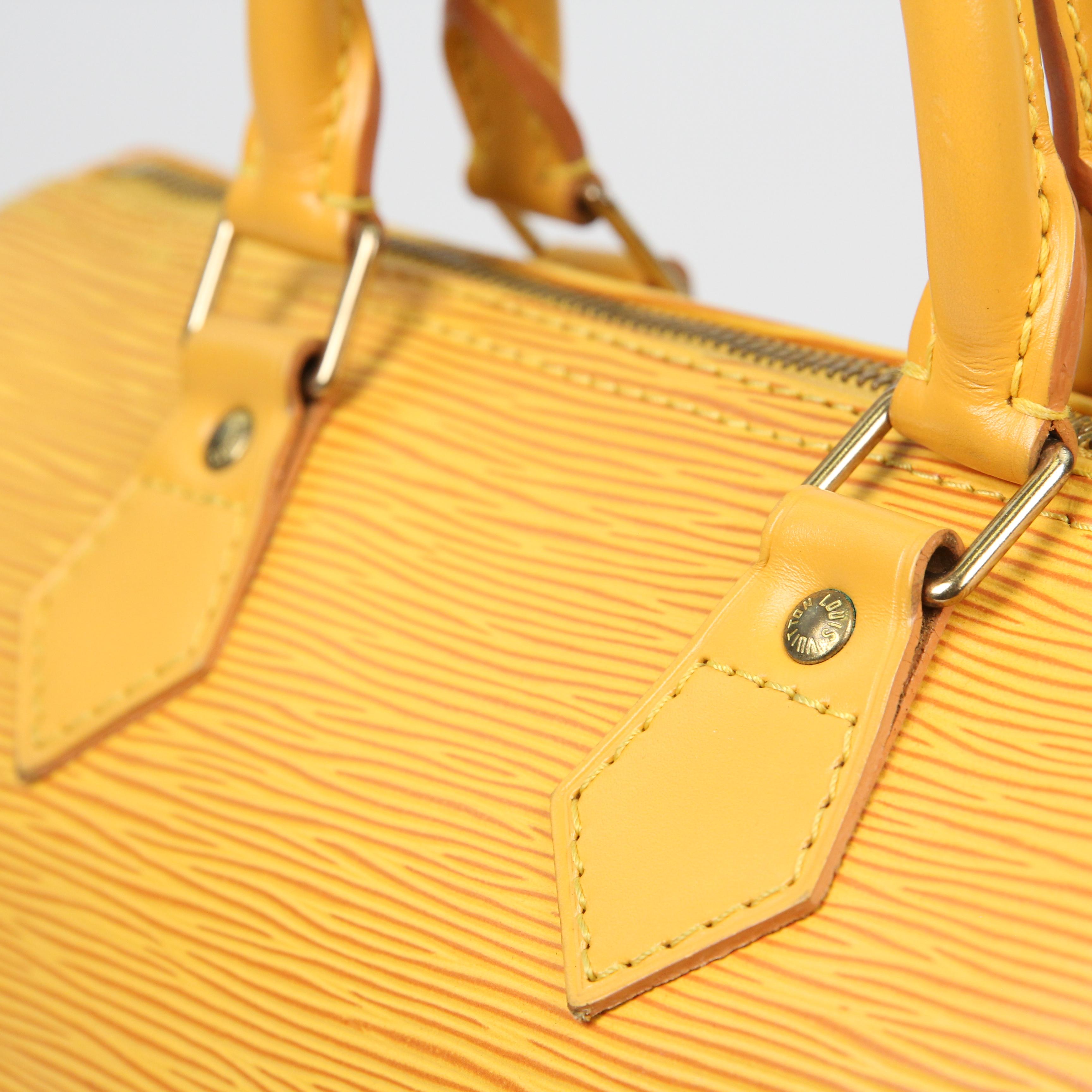 Louis Vuitton Speedy 25 leather handbag For Sale 9