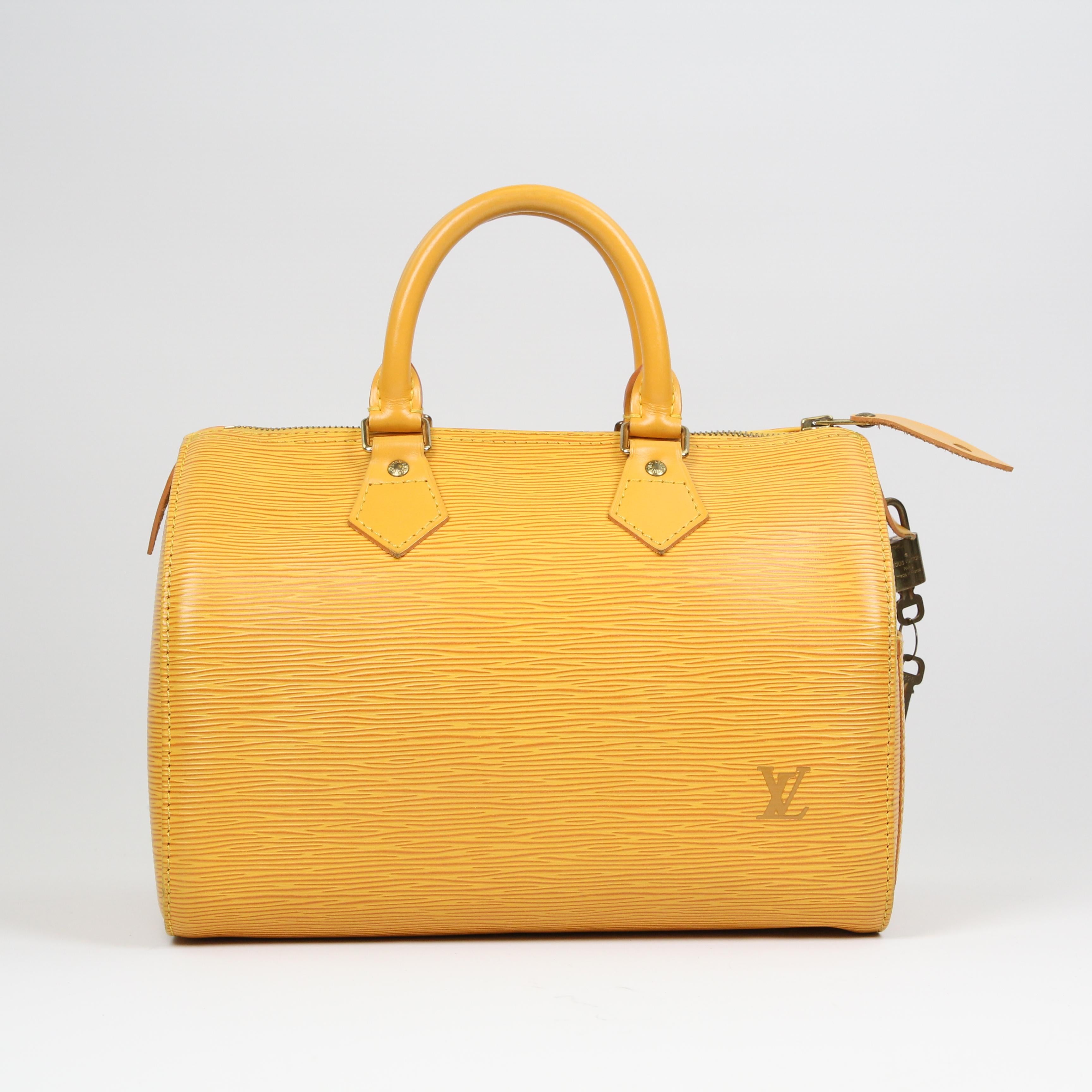 Women's Louis Vuitton Speedy 25 leather handbag For Sale