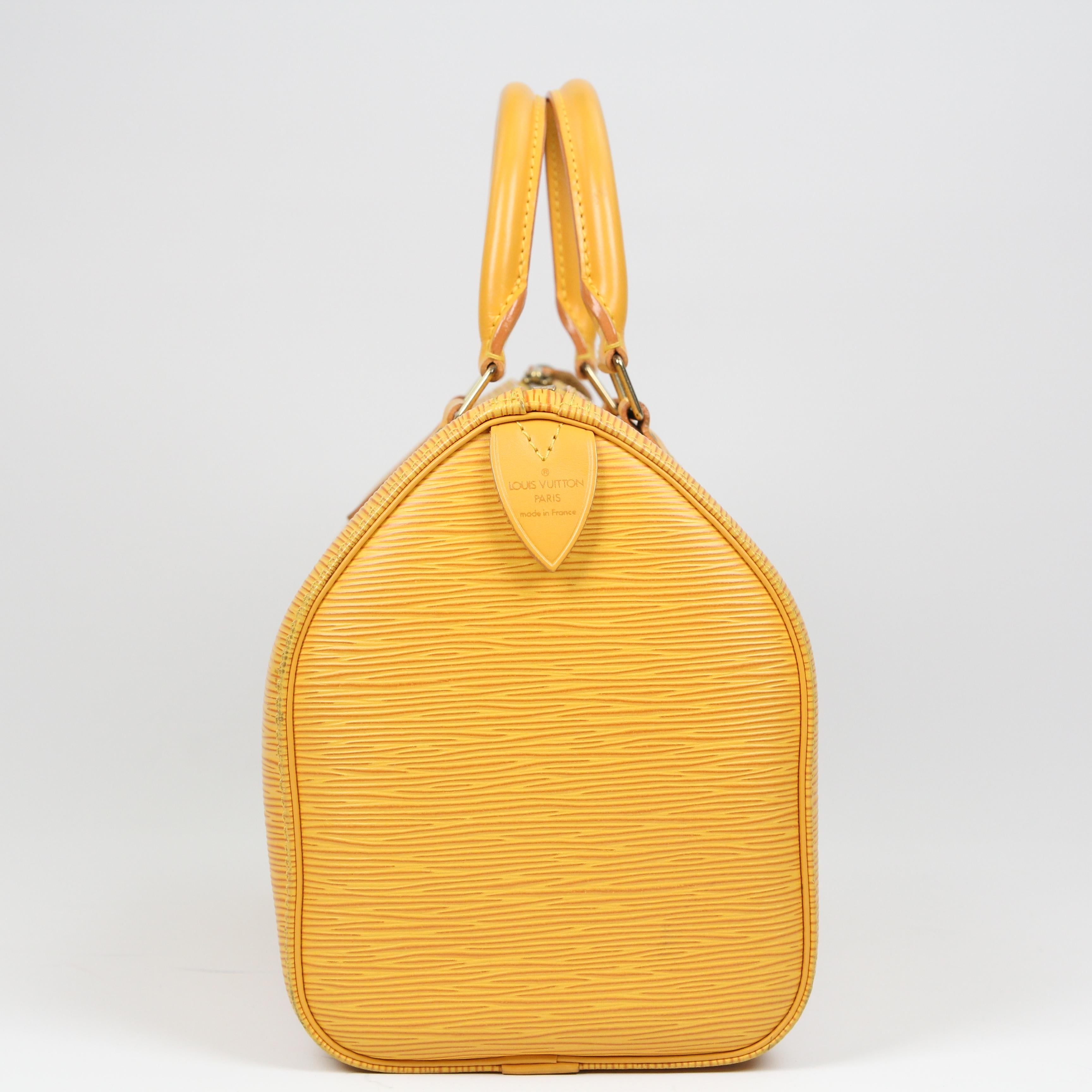 Louis Vuitton Speedy 25 leather handbag For Sale 4