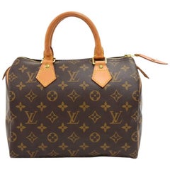 Vintage Louis Vuitton Speedy 25 Monogram Canvas City Hand Bag