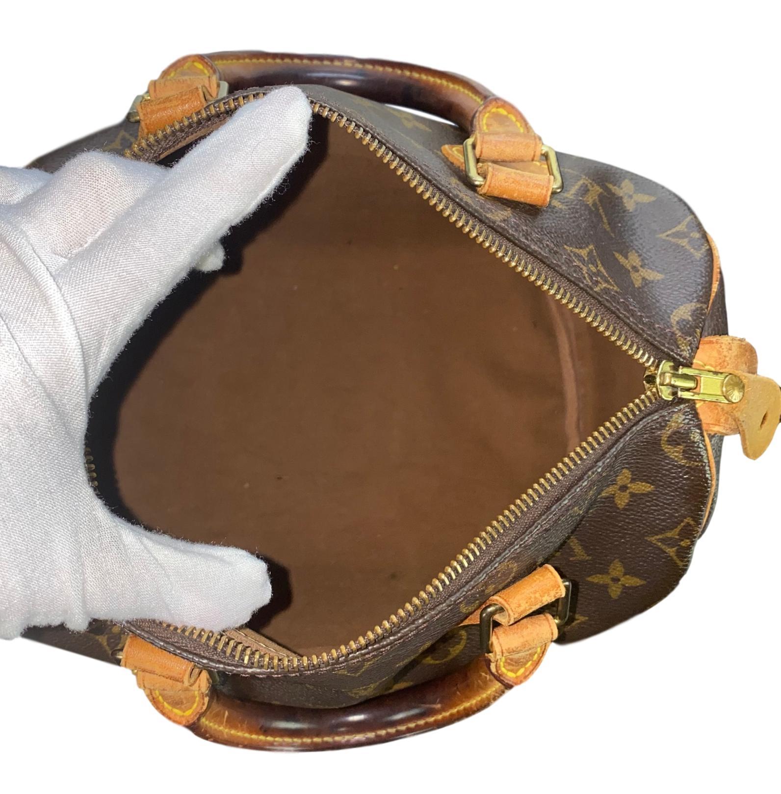 Louis Vuitton Speedy 25 Monogram Canvas Handtasche:: Spanien 2000. 5