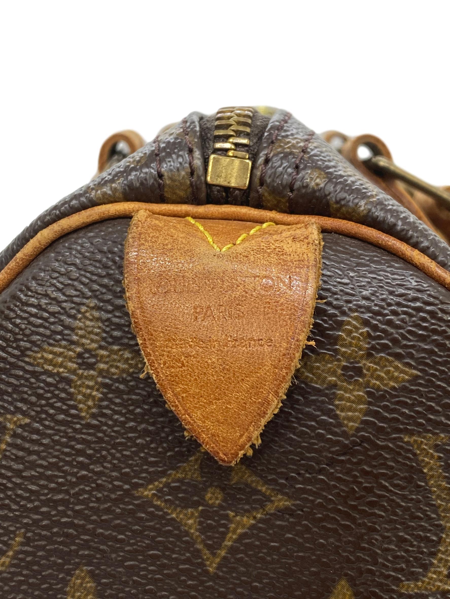 Louis Vuitton Speedy 25 Monogram Canvas Handtasche:: Spanien 2000. 3