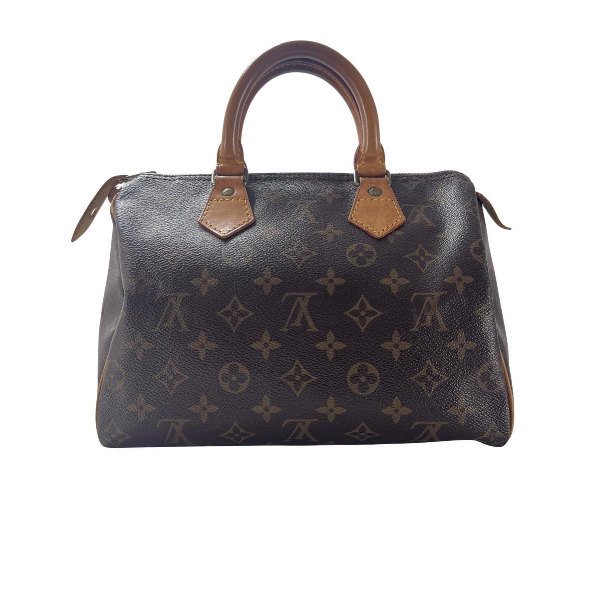 Louis Vuitton Speedy 25 Top Handle Bag Monogram Canvas 1991