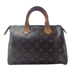 Louis Vuitton Speedy 25 Top Handle Bag Monogram Canvas 1991