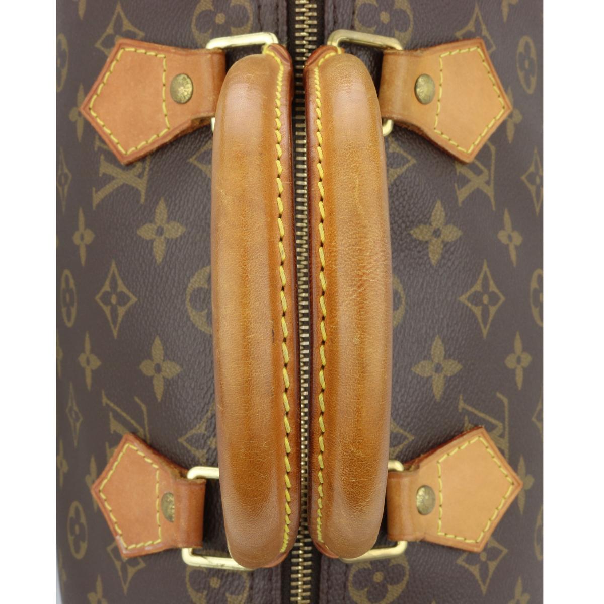 Louis Vuitton Speedy 30 Tasche mit Monogramm aus dem Jahr 2011 im Angebot 8