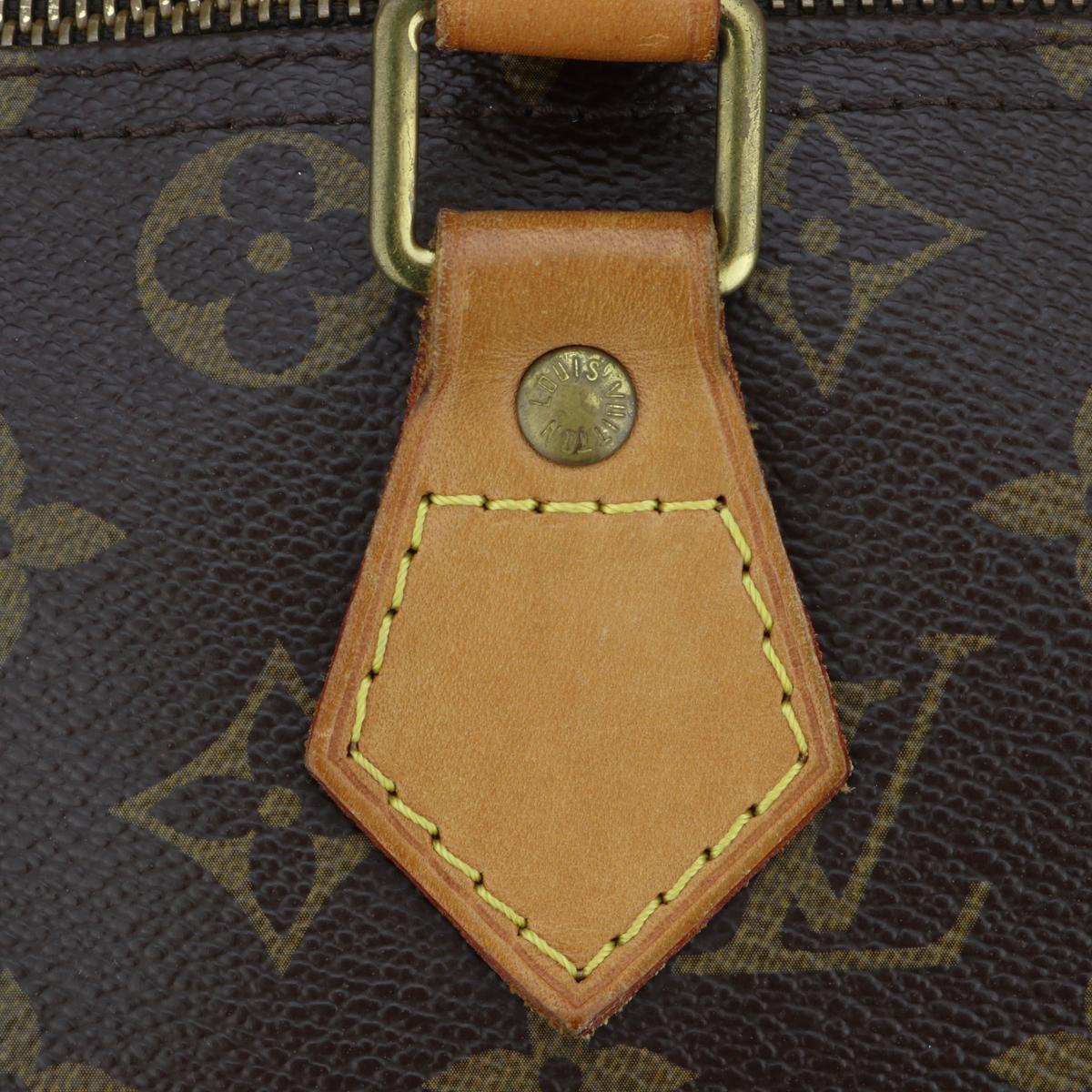 Louis Vuitton Speedy 30 Tasche mit Monogramm aus dem Jahr 2011 im Angebot 9