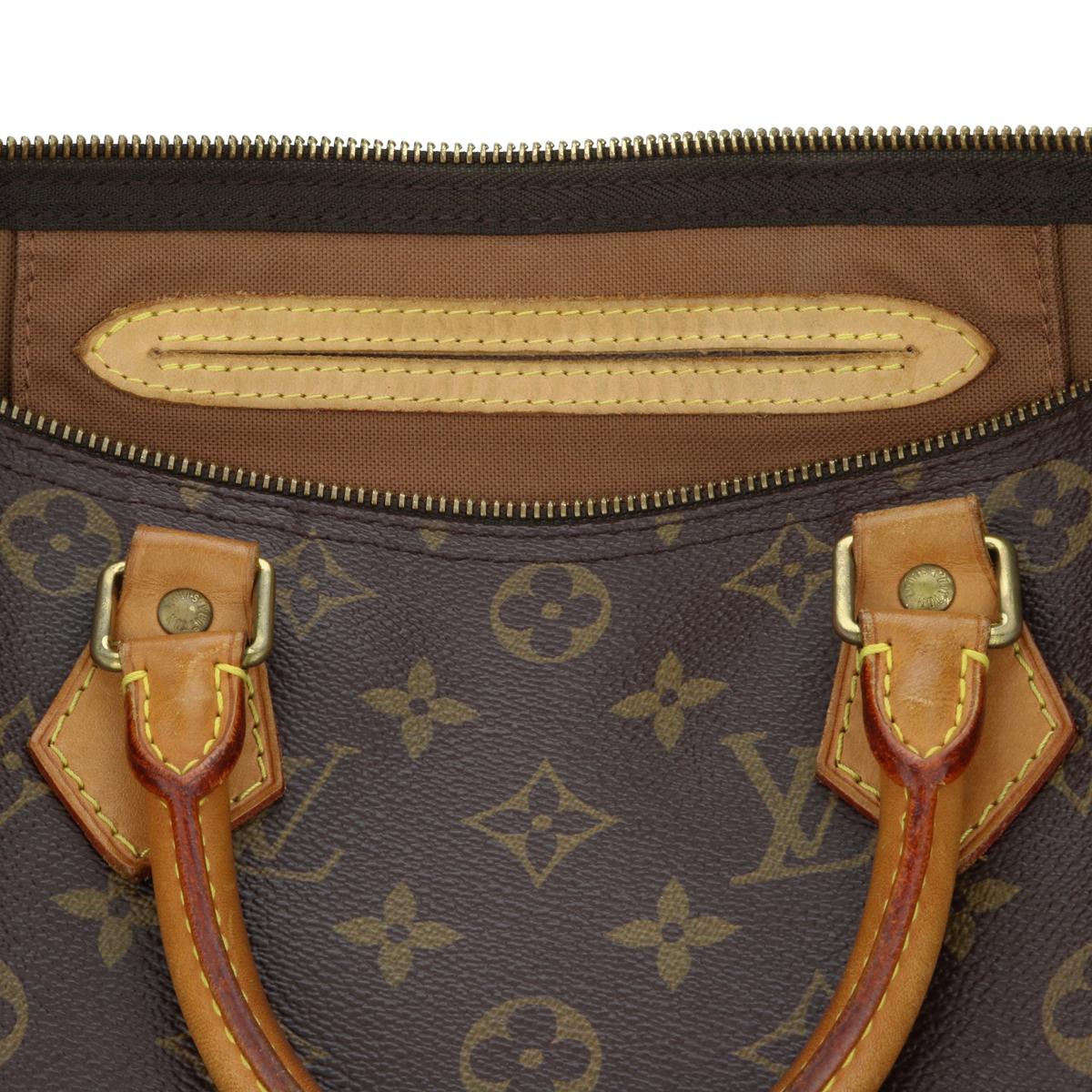 Louis Vuitton Speedy 30 Tasche mit Monogramm aus dem Jahr 2011 im Angebot 11