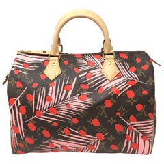 Louis Vuitton Speedy 30 Bag Monogram Palm Sprig Jungle Limited Edition , 2016
