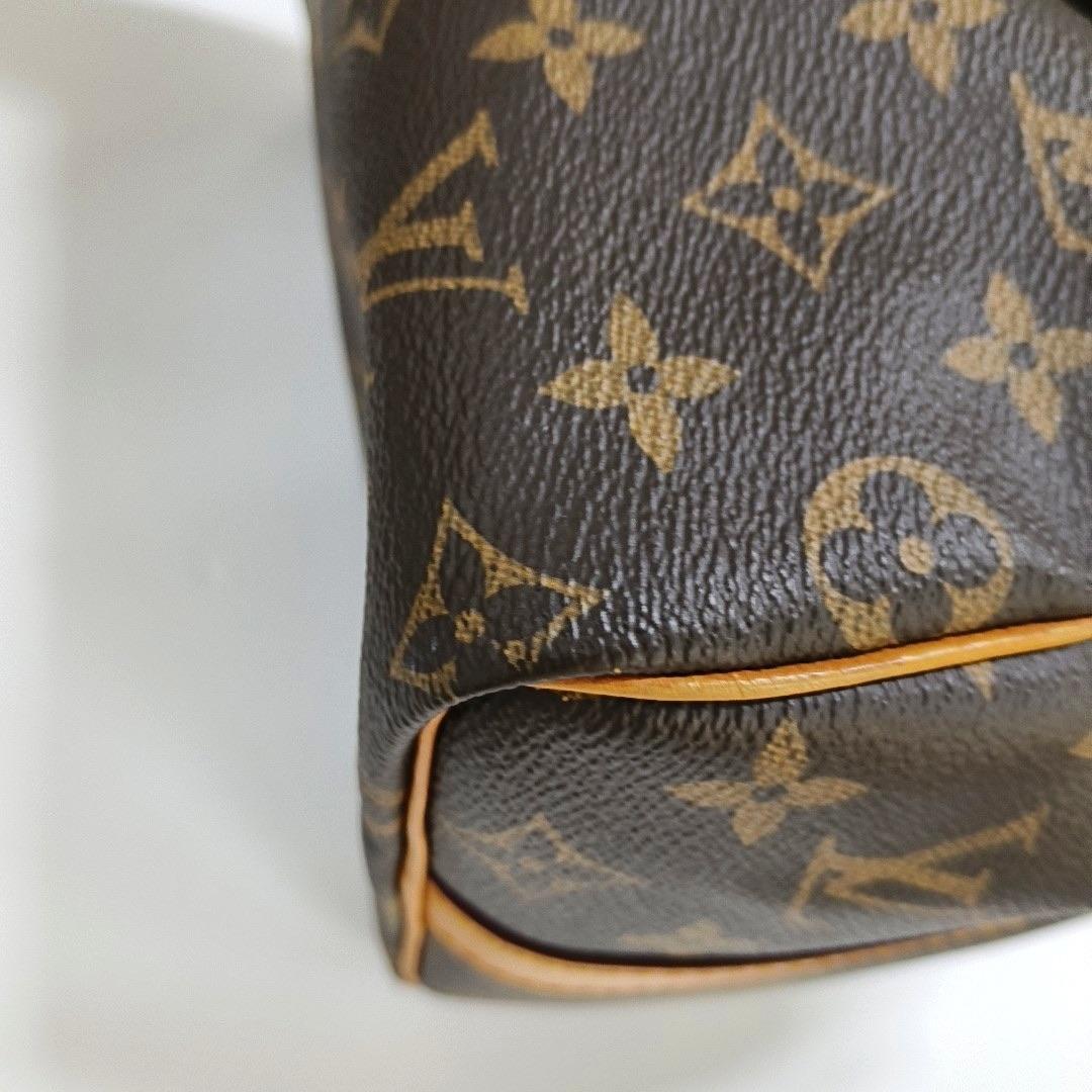 Louis Vuitton Speedy 30 Bandouliere Braun Monogram mit Riemen im Angebot 9