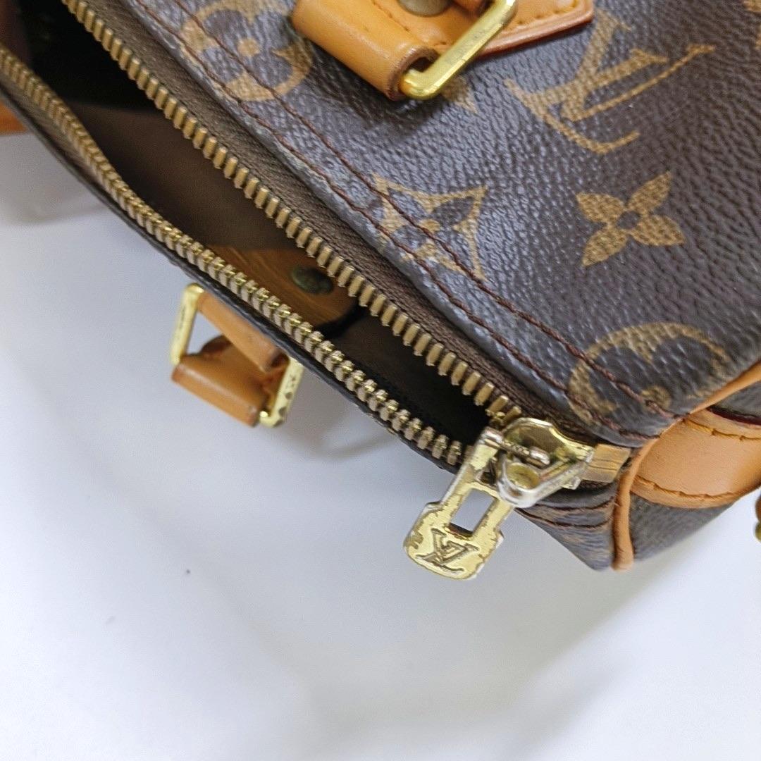 Louis Vuitton Speedy 30 Bandouliere Braun Monogram mit Riemen im Angebot 13