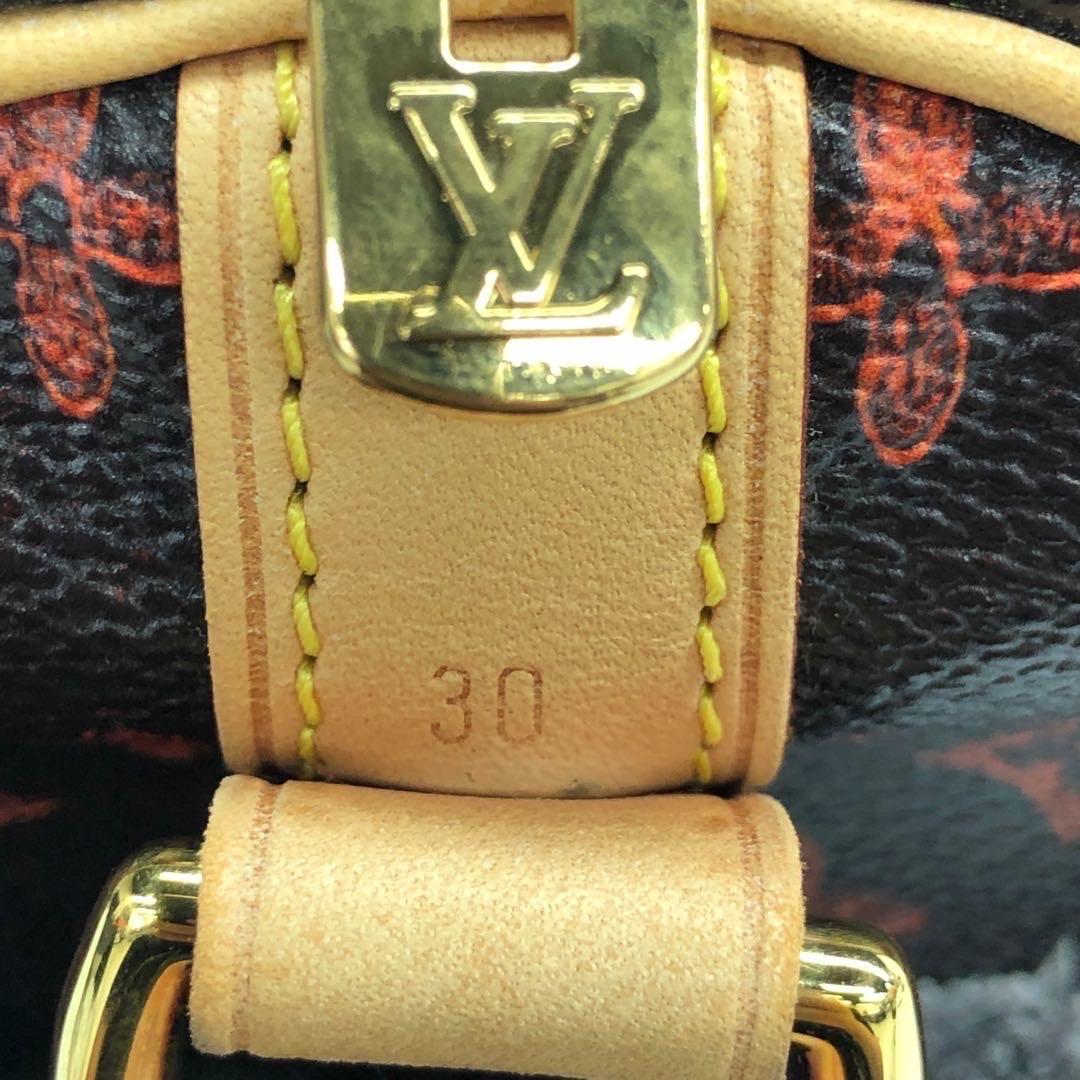 Louis Vuitton Speedy 30 Bandouliere Limited Edition Grace Coddington Catogram Br en vente 5
