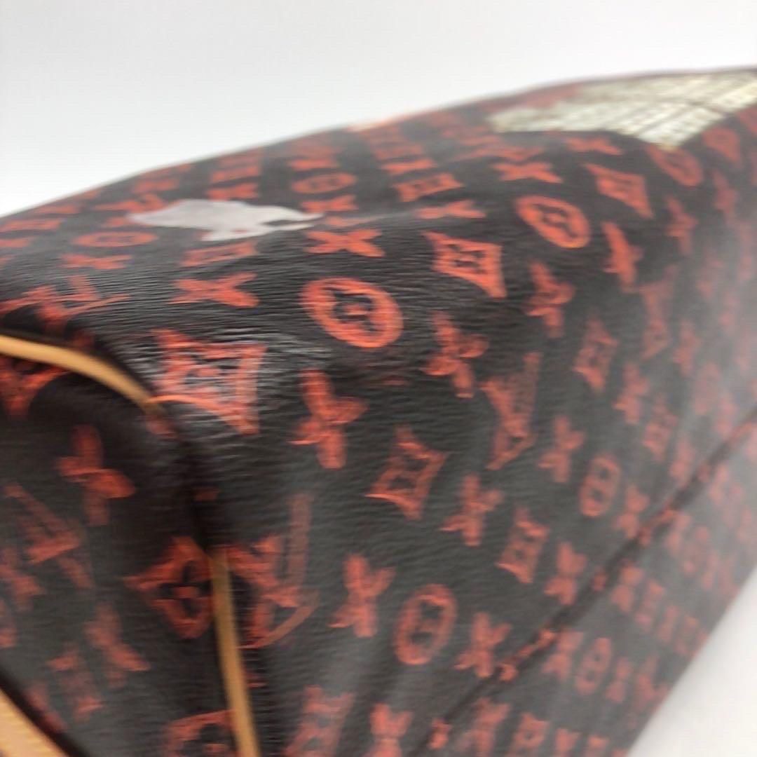 Louis Vuitton Speedy 30 Bandouliere Limited Edition Grace Coddington Catogram Br en vente 1