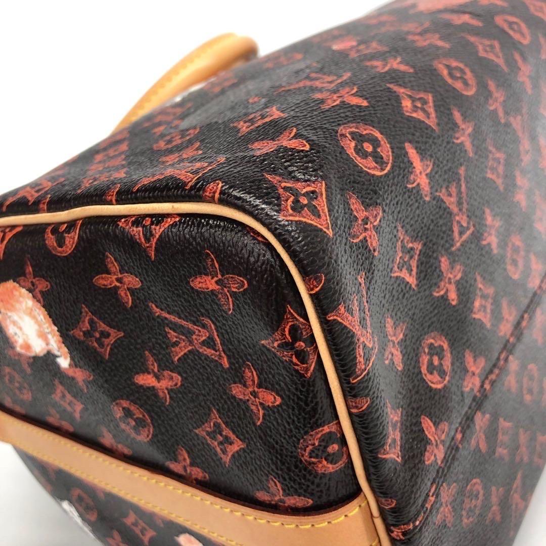 Louis Vuitton Speedy 30 Bandouliere Limited Edition Grace Coddington Catogram Br en vente 4