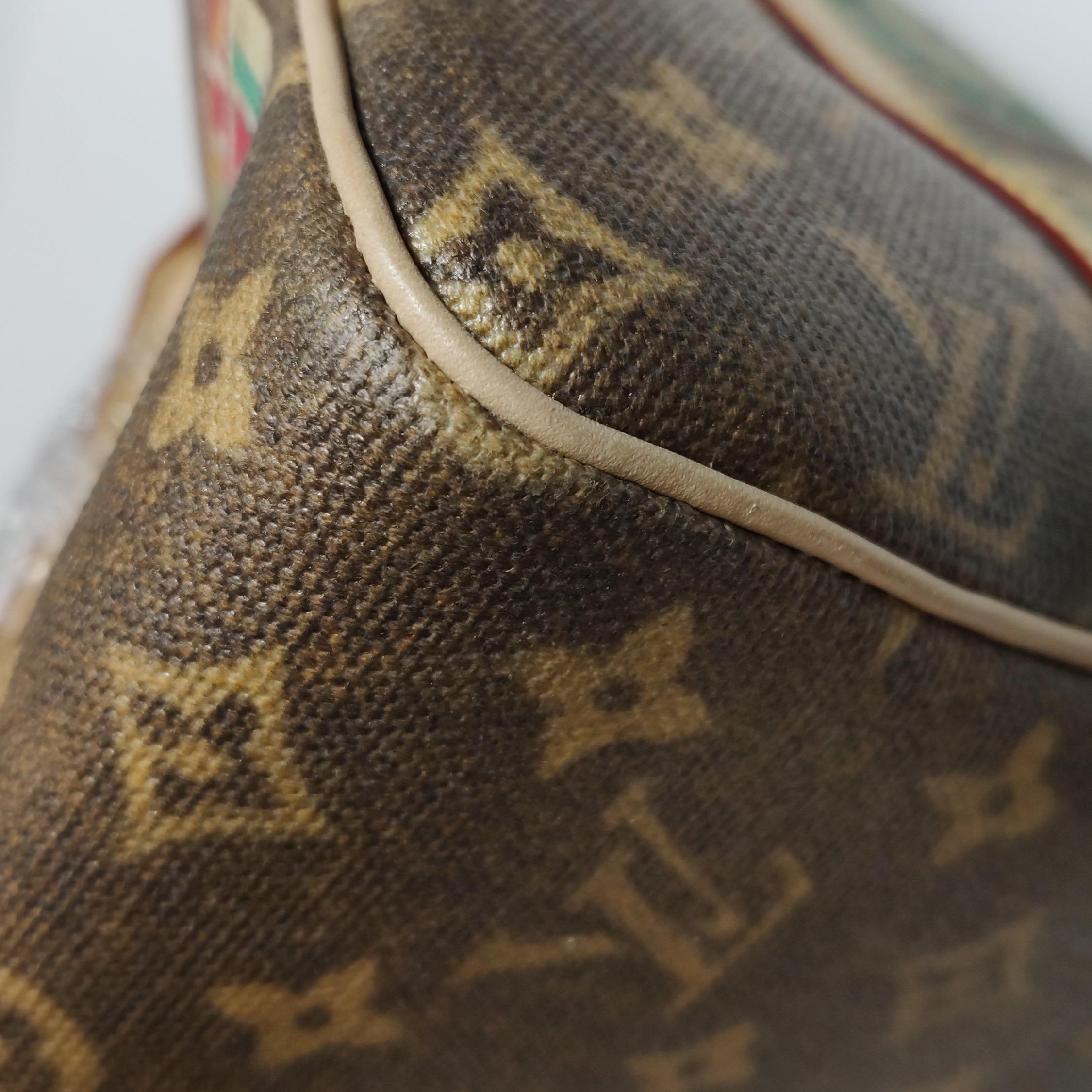 Louis Vuitton Speedy 30 Bandouliere Monogram Hotel Labels 10