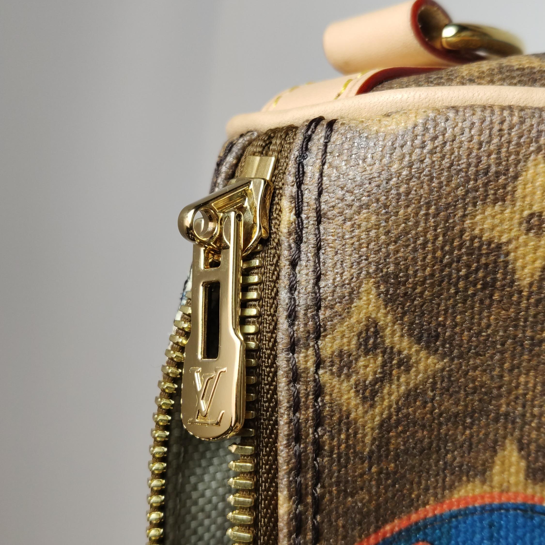 Louis Vuitton Speedy 30 Bandouliere Monogram Hotel Labels 1