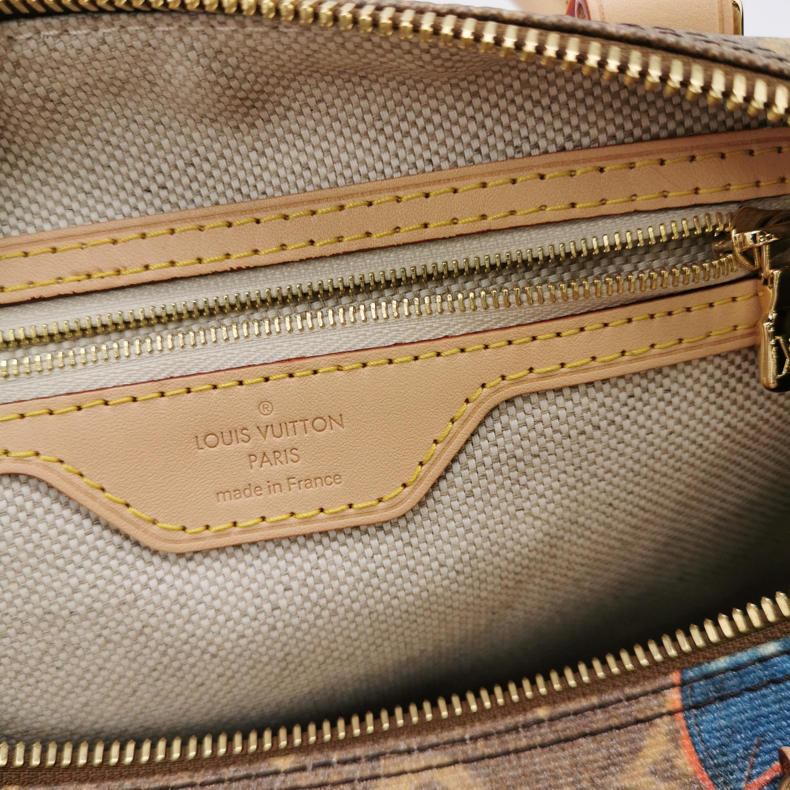 Louis Vuitton Speedy 30 Bandouliere Monogram Hotel Labels 3