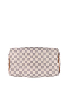 Louis Vuitton Speedy 30 Damier Azur Canvas Bag