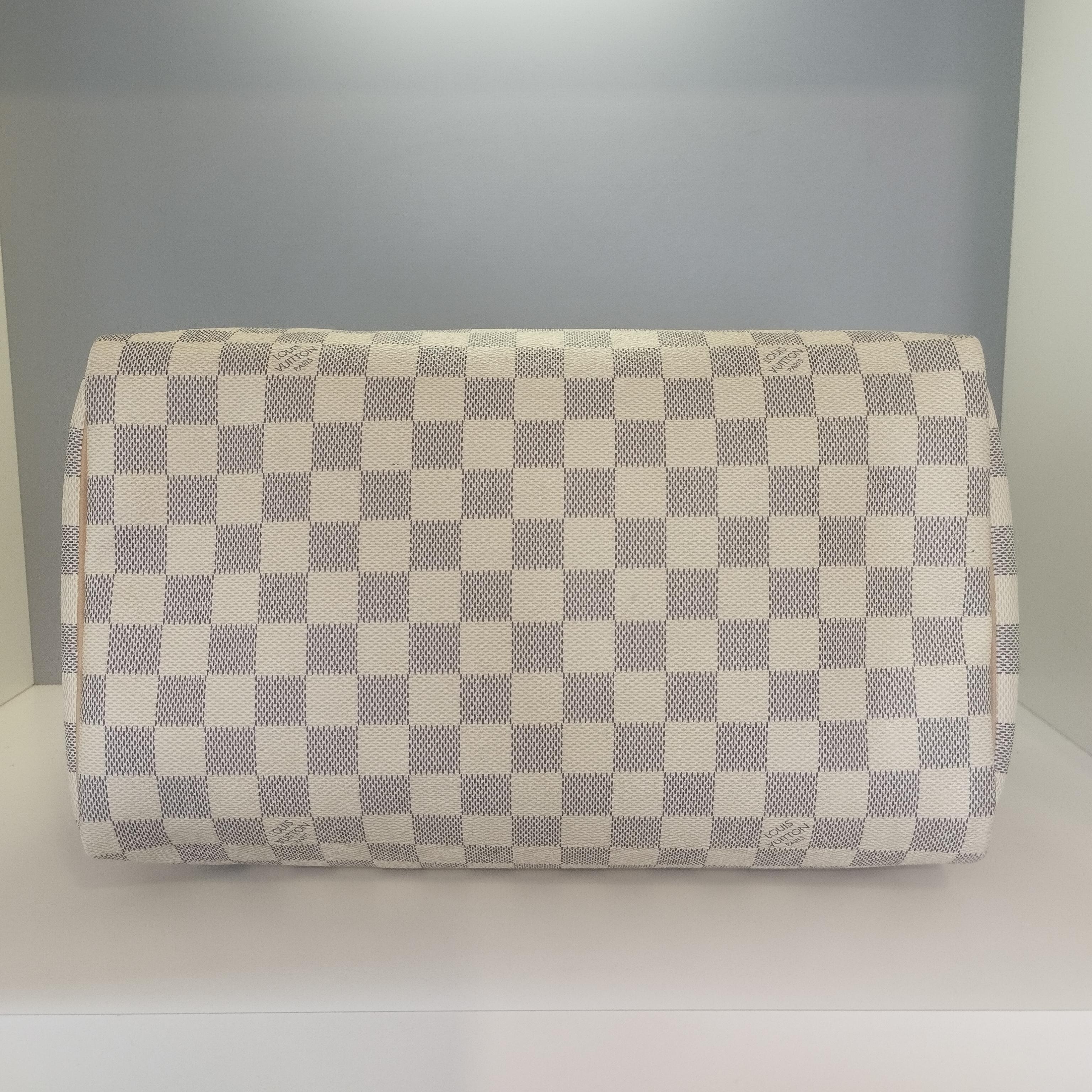 Women's Louis Vuitton Speedy 30 Damier Azure For Sale
