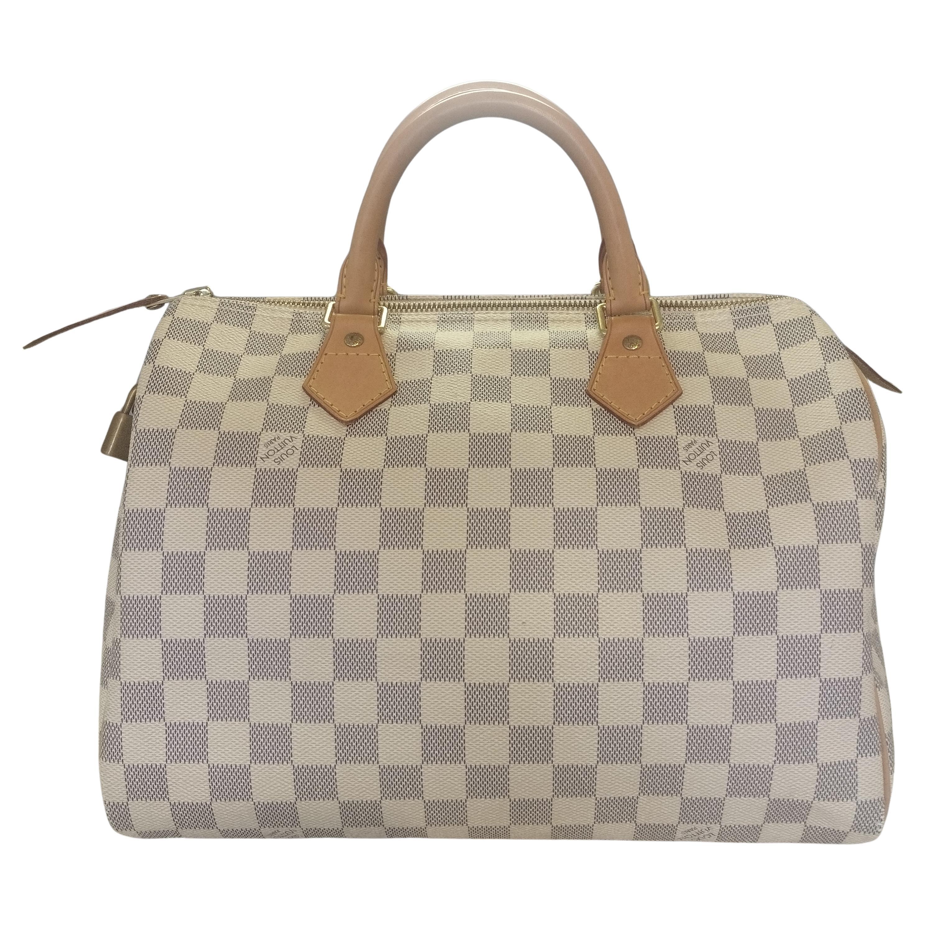 Louis Vuitton Speedy 30 Damier Azure For Sale
