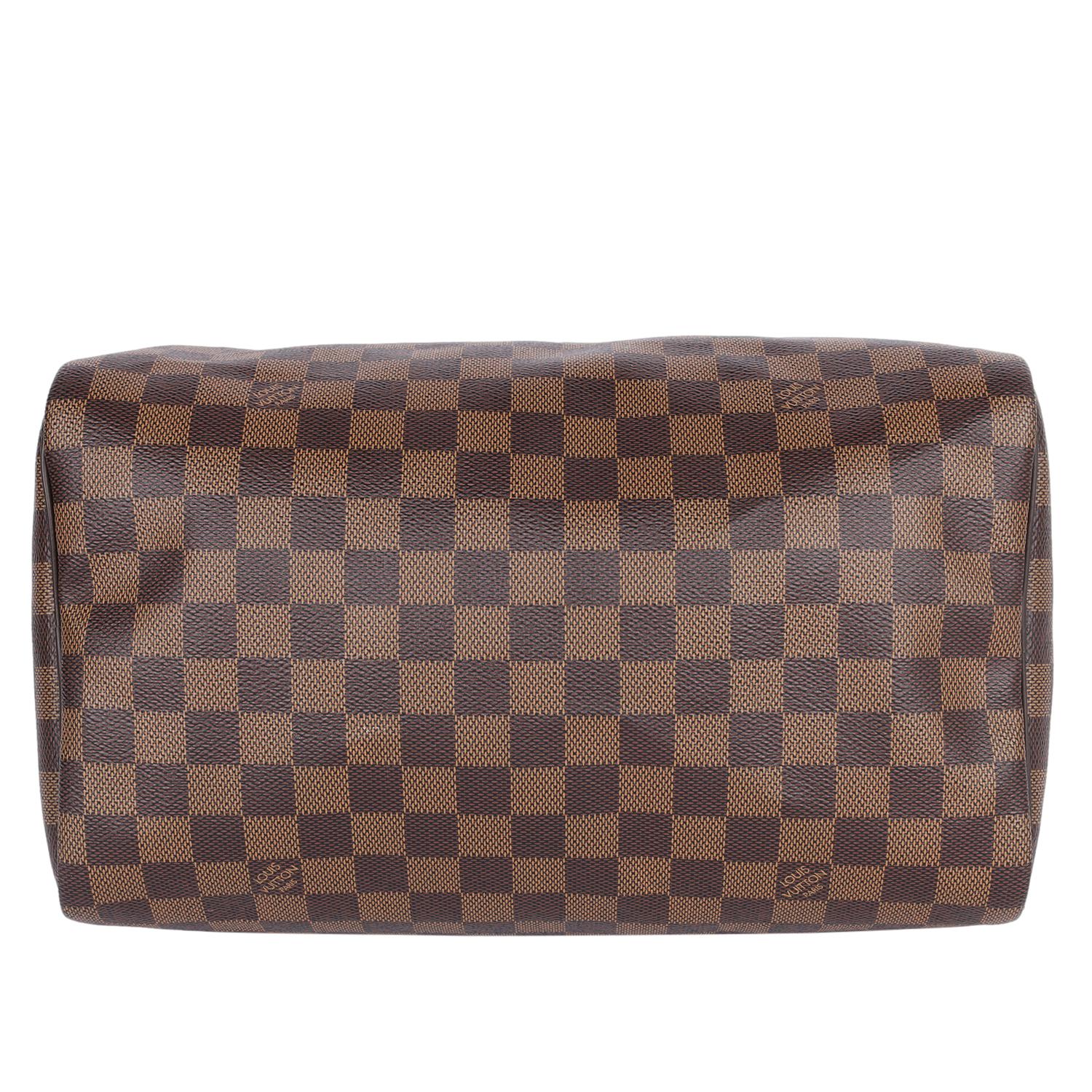 LOUIS VUITTON Speedy 30 Damier Ebene Brown en vente 6