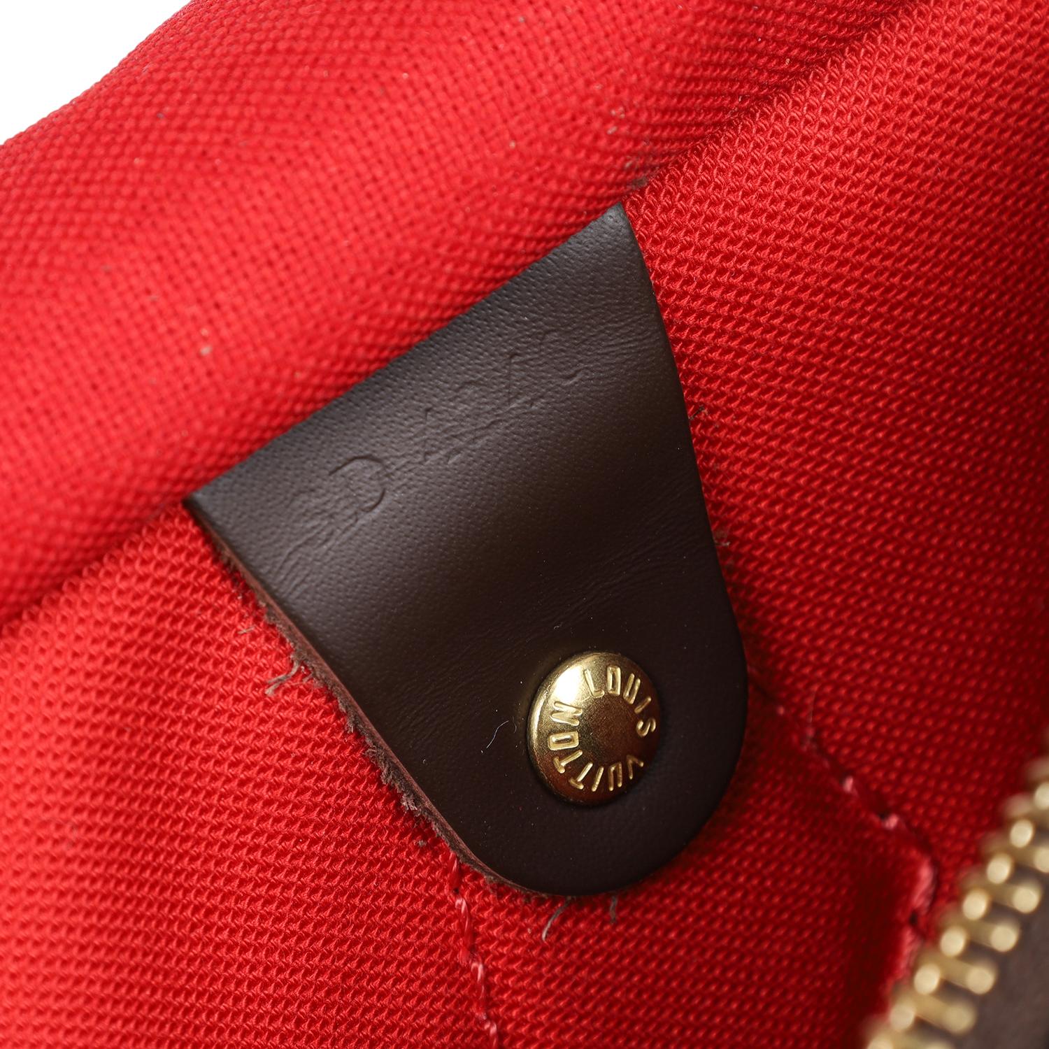 LOUIS VUITTON Speedy 30 Damier Ebene Brown en vente 8