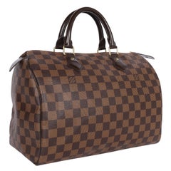 LOUIS VUITTON Speedy 30 Damier Ebene Brown