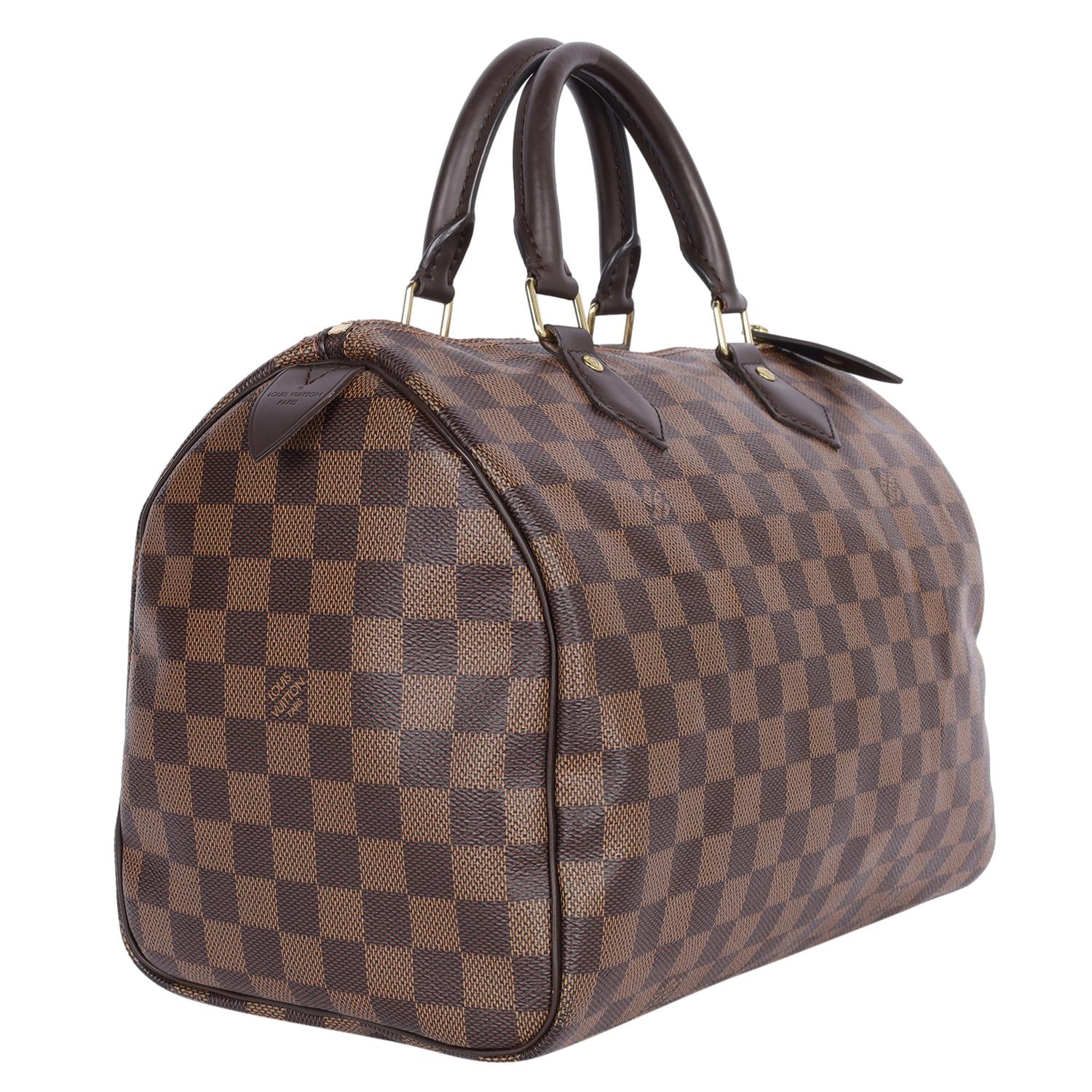 LOUIS VUITTON Speedy 30 Damier Ebene Brown Bon état - En vente à Salt Lake Cty, UT
