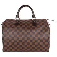 LOUIS VUITTON Speedy 30 Damier Ebene Brown