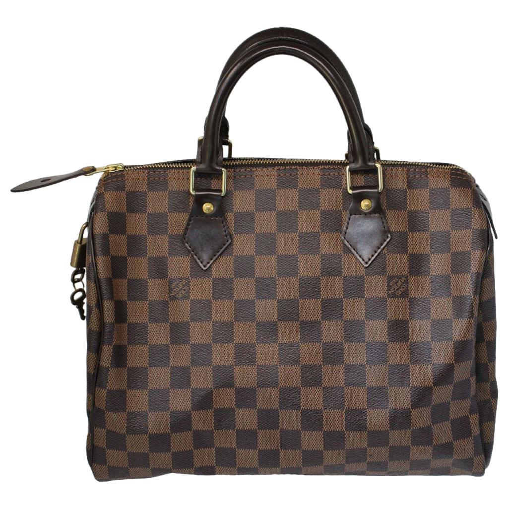Louis Vuitton Speedy 30 Damier Ebene Handbag at 1stDibs